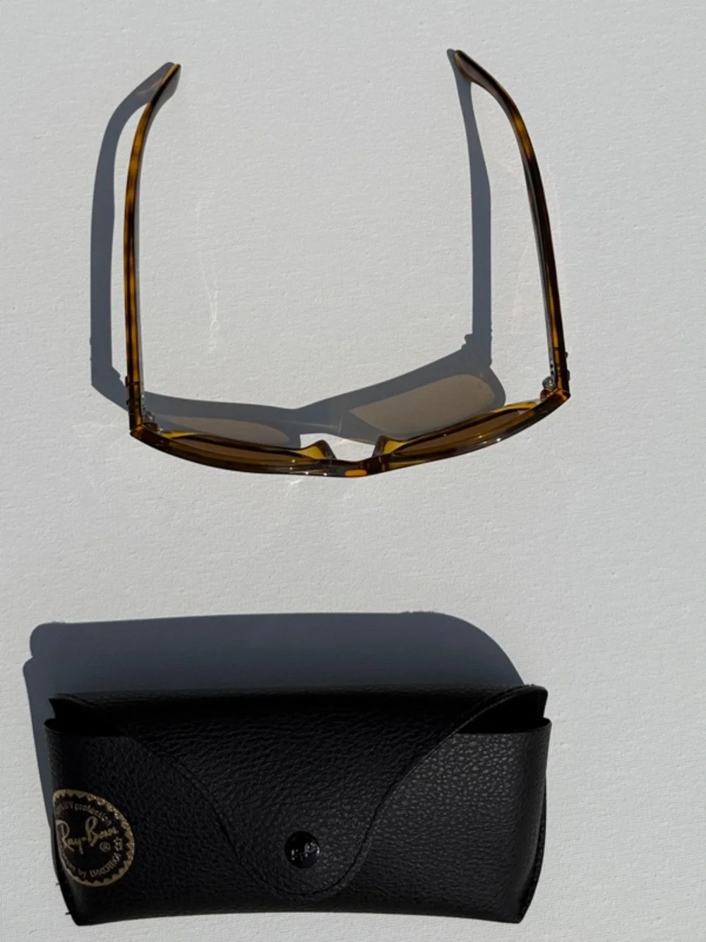 Ray-Ban Tortoiseshell Frame with Brown Lenses